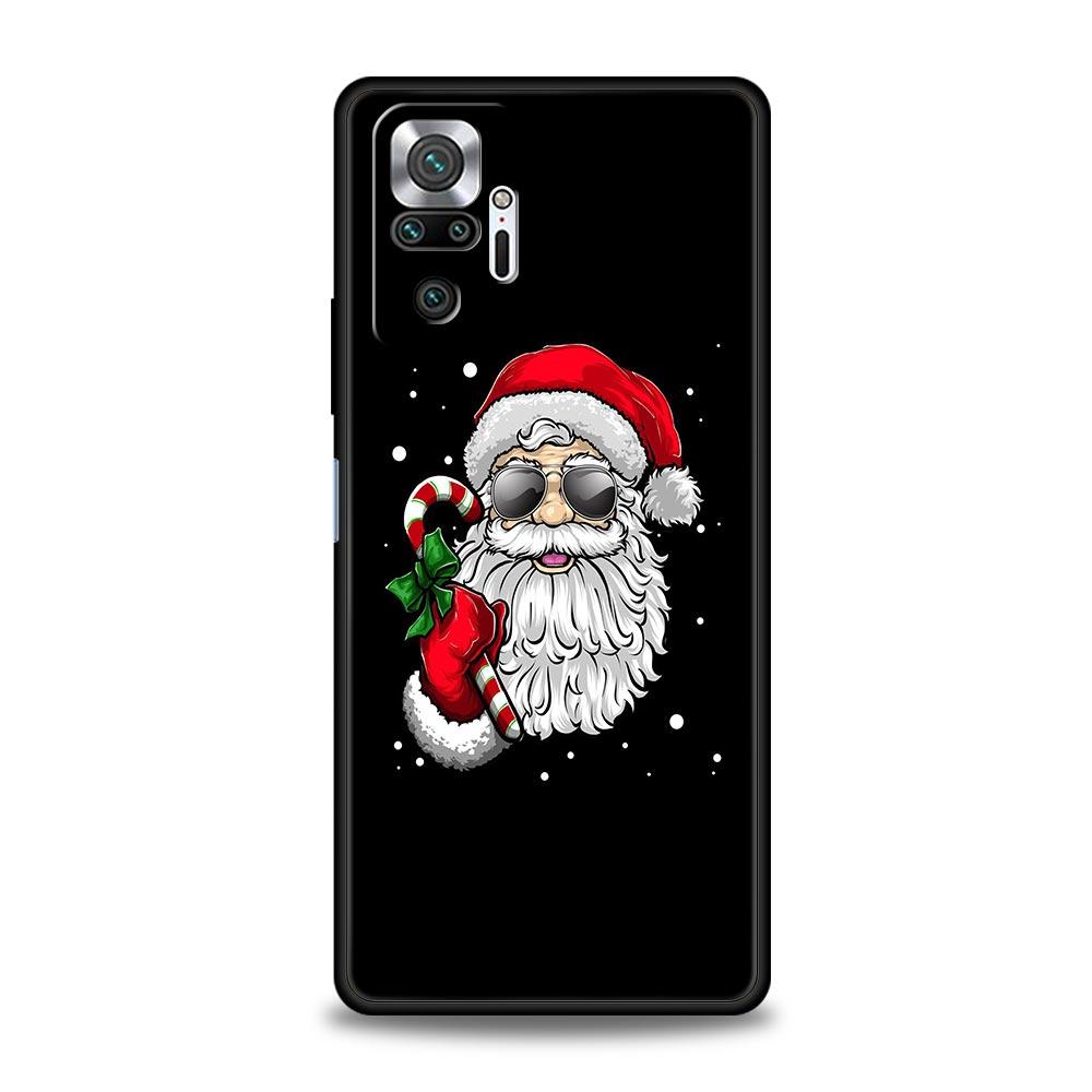Christmas New Year Phone Phone Case For Xiaomi Redmi Note 11 10 9 Pro 5G K50 9s 7 8 8T 8A 9A 9C 9T K40 Gaming Silicone Cover