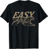 Easy Tiger Grafisch T-shirt voor volwassenen met verweerd design
