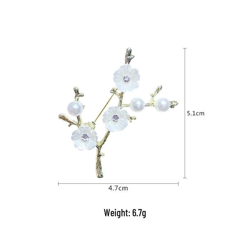

Брошь в корейском стиле с камнем «кошачий глаз» класса люкс - Элегантная булавка из сплава, ювелирный аксессуар