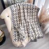 Travel imitation cashmere scarf women's winter high-end double-sided dual-purpose large shawl versatile thickened warm scarf tide