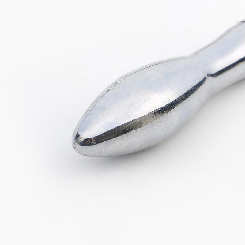 Rugby-Shaped Chrome Handle with Curved Rotating Design, Gourd-Shaped M8/M10/M12