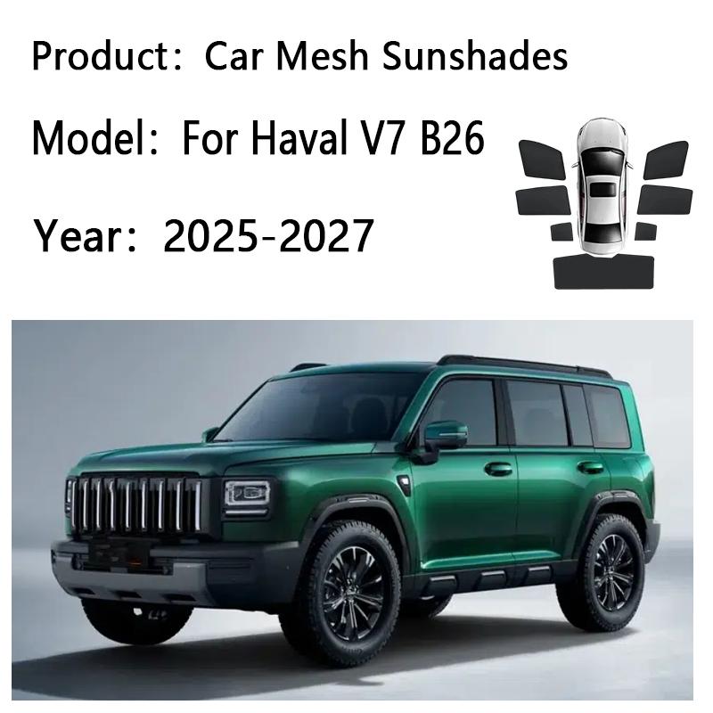 Sun Shades For Haval V7 B26 2025 2026 2027 Sunshades Windshield Heat Insulation Curtains Privacy Windows Visors Car Accessories