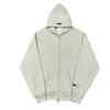 CRAZY Street Hoodie Zip-Up Hooded Sweatshirt Terry Lined Metallic Casual Oversized Fit