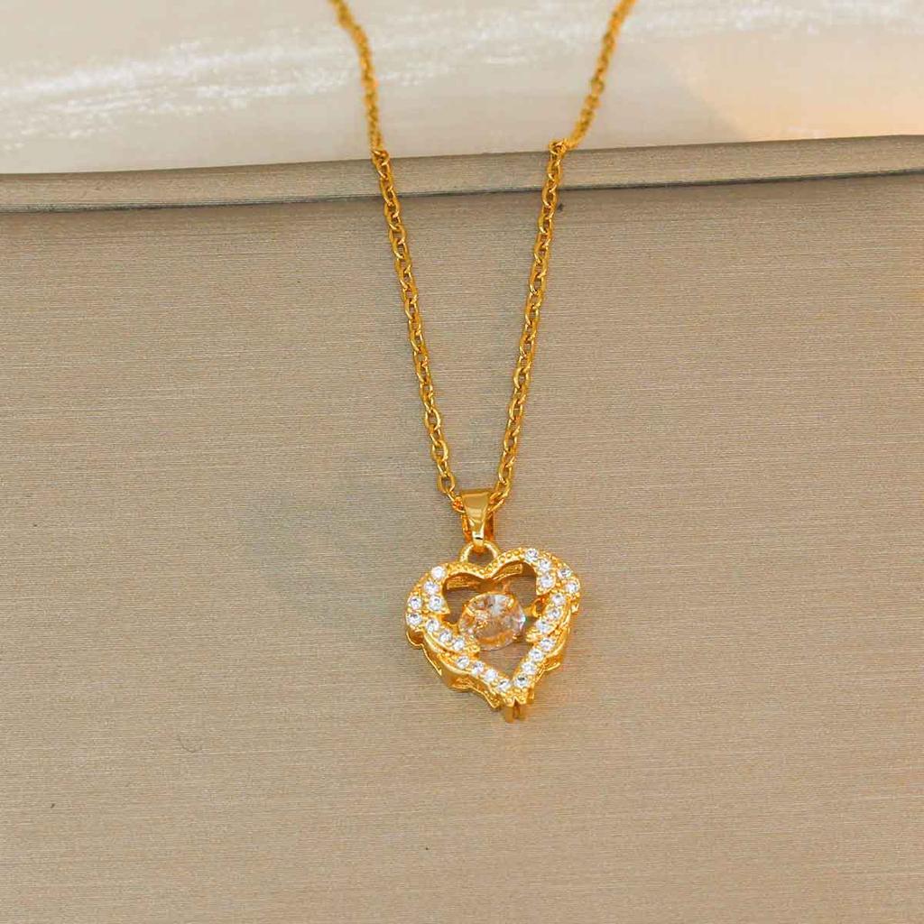 Necklace Titanium Steel Women's Summer Niche Design Sense Light Luxury Necklace Girls Exquisite Versatile Advanced Sense Simple Accessories