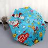 1pc Christmas Celebration with Festive Elements Umbrella with Plastic Handle,Suitable for All Seasons UmbrellaPT588