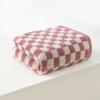 Plaid cotton towel set cotton yarn-dyed jacquard face towel absorbent soft bath towel home hotel bathroom