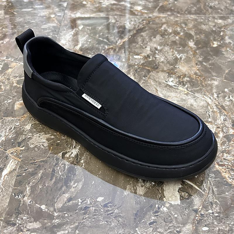 

Летняя дышащая тканевая обувь мужская обувь-лоферы на одну педаль 2025 новая старый Пекин высококачественная парусиновая легкая повседневная мужская обувь 44