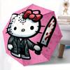 1pc Hello Kitty Automatic Umbrella 8-Bone Design Compact Gear for Outdoor Travel, Perfect Helloween Chrismas Gift for Friends or Family Yy250829156