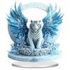 Acrylic 3D Mythical Ornaments Statue Retro Western Fantasy Themed Acrylic Decorations for Living Room Home Office Accessories