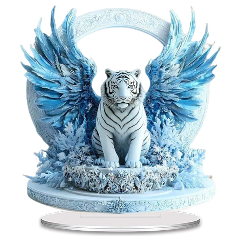 Acrylic 3D Mythical Ornaments Statue Retro Western Fantasy Themed Acrylic Decorations for Living Room Home Office Accessories