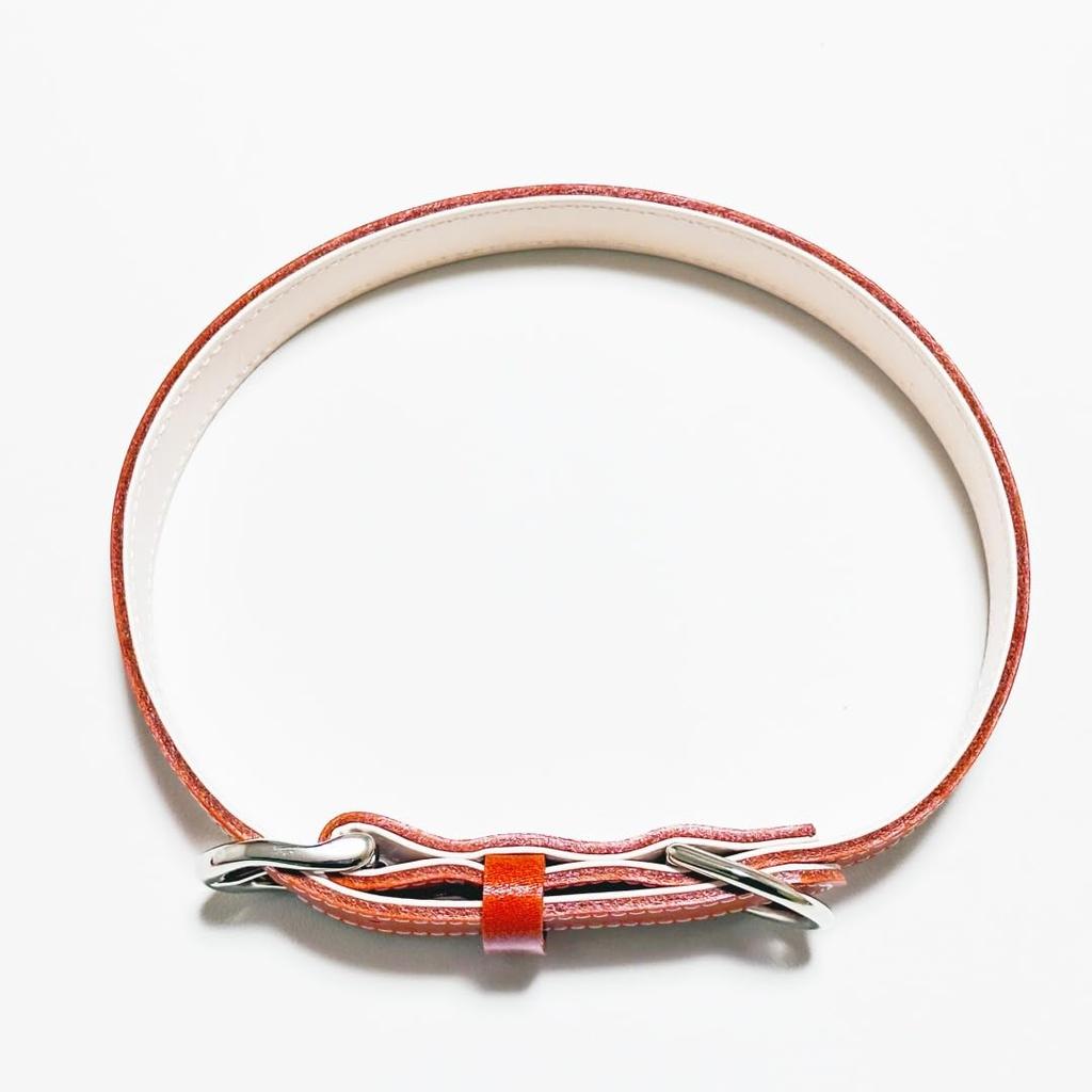 Beanspet Dog Genuine Made in Suitable for and Large Available in Multiple Sizes Also Suitable for Cats Collar, Leather, Japan, Stylish, Lightweight,