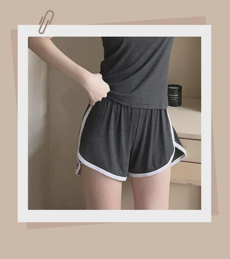 Women's Casual Summer Pajamas with Chest Pads - Suspender Shorts Set