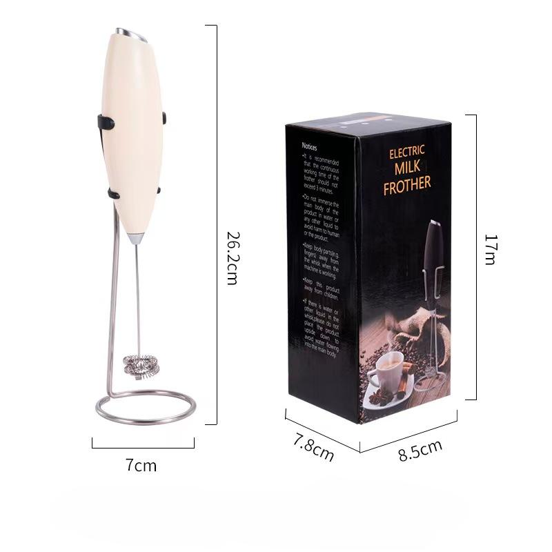 Milchaufschäumerstab - Leistungsstarker elektrischer Handrührer und Mini-Mixer für Kaffee, Matcha und Proteinshakes - Langlebig, leicht zu reinigen und schneller Aufschäumer (Sahne)
