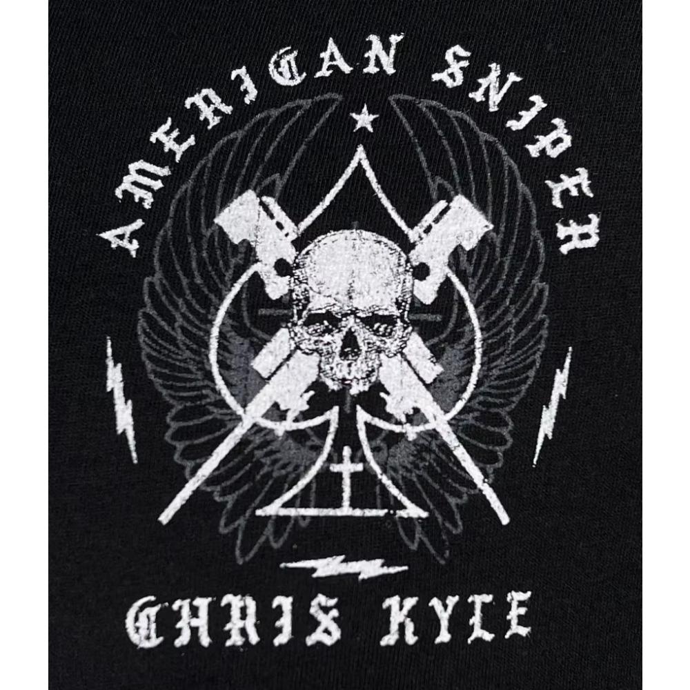 American Sniper Chris Kyle Spade Military Grunt T-Shirt 100% Cotton O-Neck Summer Short Sleeve Casual Mens T-shirt Size S-3XL