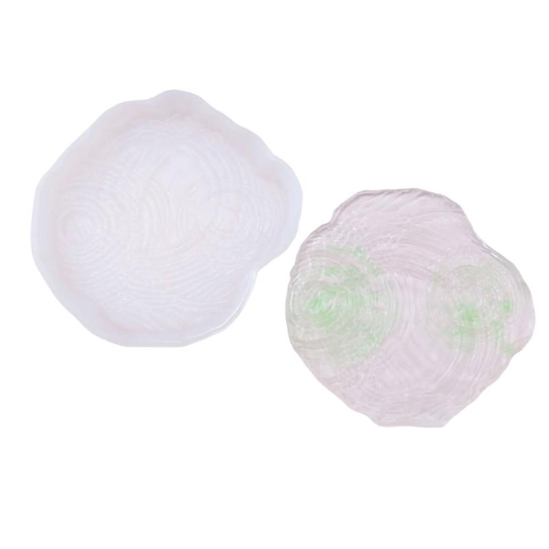 

Silicone Crafting Mold Jewelry Trays Moulds Decorative Plate Molds Silicone Texture Suitable for Crafing Plate Coasters