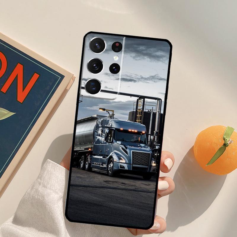 Heavy Truck Car Phone Case For Samsung Galaxy S22 S23 S21 Ultra S20 FE S8 S9 S10 Plus Note 10 20 Ultra Cover