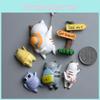 Resin Cat Back View Magnets For Refrigerator Decoration With Magnetic Material For Special Occasions