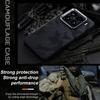 Camouflage Full Coverage Magnetic Shockproof Phone Case For Xiaomi 14 Pro, PC Metal Frame Protective Cover