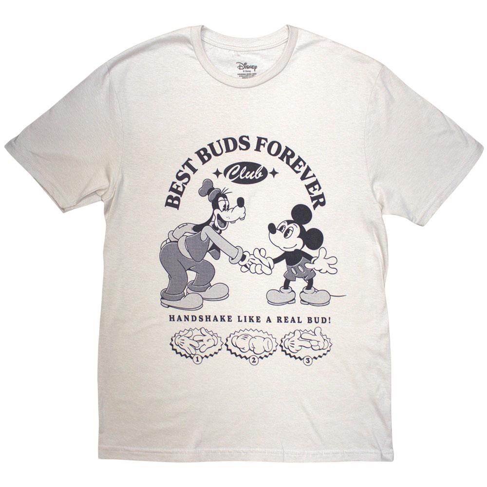 Disney Unisex Adult Best Buds Forever Club Mickey Mouse T-Shirt
