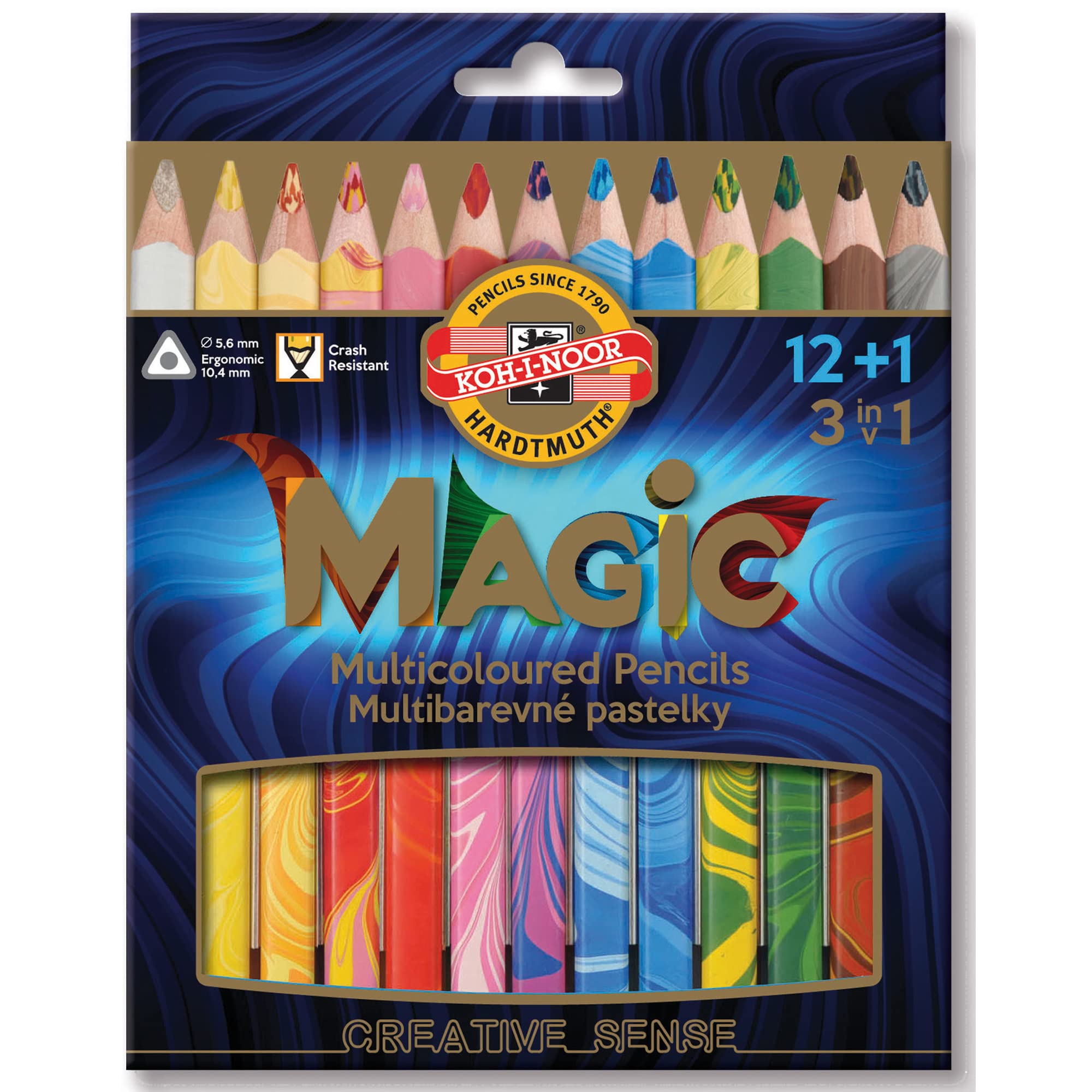 

Kohinoor Colored Pencils Magic Pencil Set 12-Color KH3408-13
