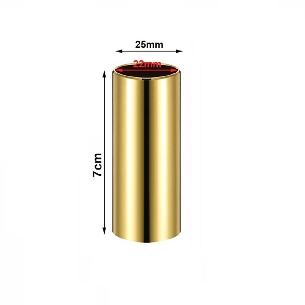 

1 шт. гитарные слайды из нержавеющей стали 304, около 70x25 мм золотой