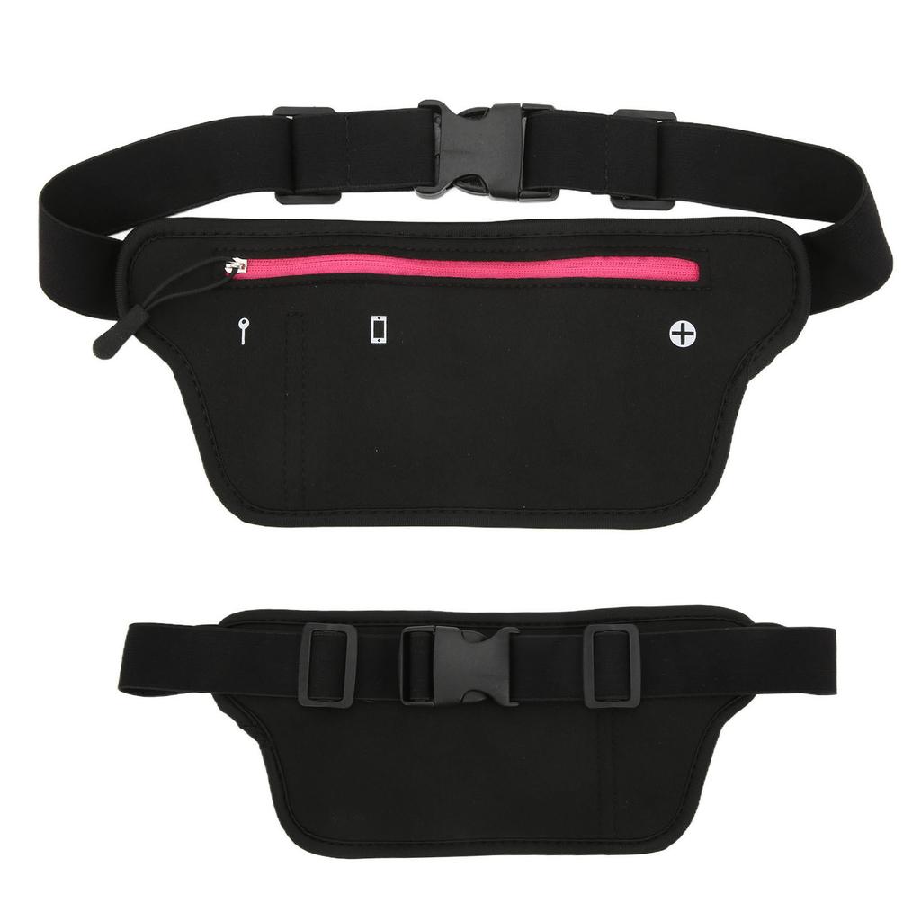 Waist Pack Neoprene Running Waist Bag with Elastic Waistband for Men Women