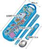 Skater Chopsticks and Spoon Doraemon Made In Set, Antibacterial, Sticker, Japan, CCA1AG-A