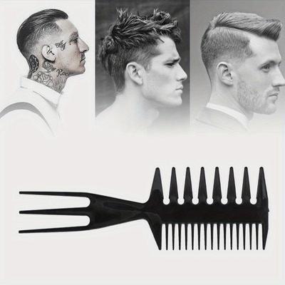 1 STÜCK Professionelle Doppelseitige Zahnkämme Fischgrätenform Haarbürste Friseur Haare Färben Schneiden Färben Pinsel Mann Haarstyling-werkzeug