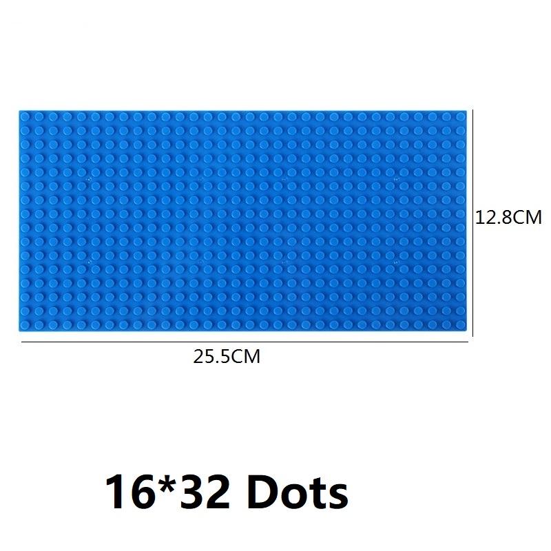 Non-Toxic Single Double Sided 32X32 16X16 16X32 Dots Classic Base Plates Blocks Diy Small Size Bricks Baseplates Construction Building Toy