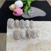Nail Grade High Patch Halo Dyed Flower Fragrant Taro Purple Explod Sparkl White