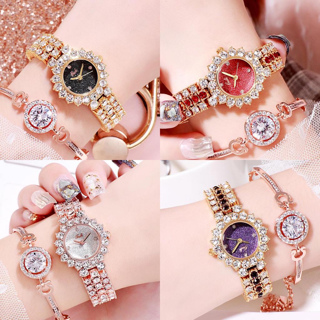 Fashion Quartz Watch For Women With Starry Sky Design And Waterproof Feature