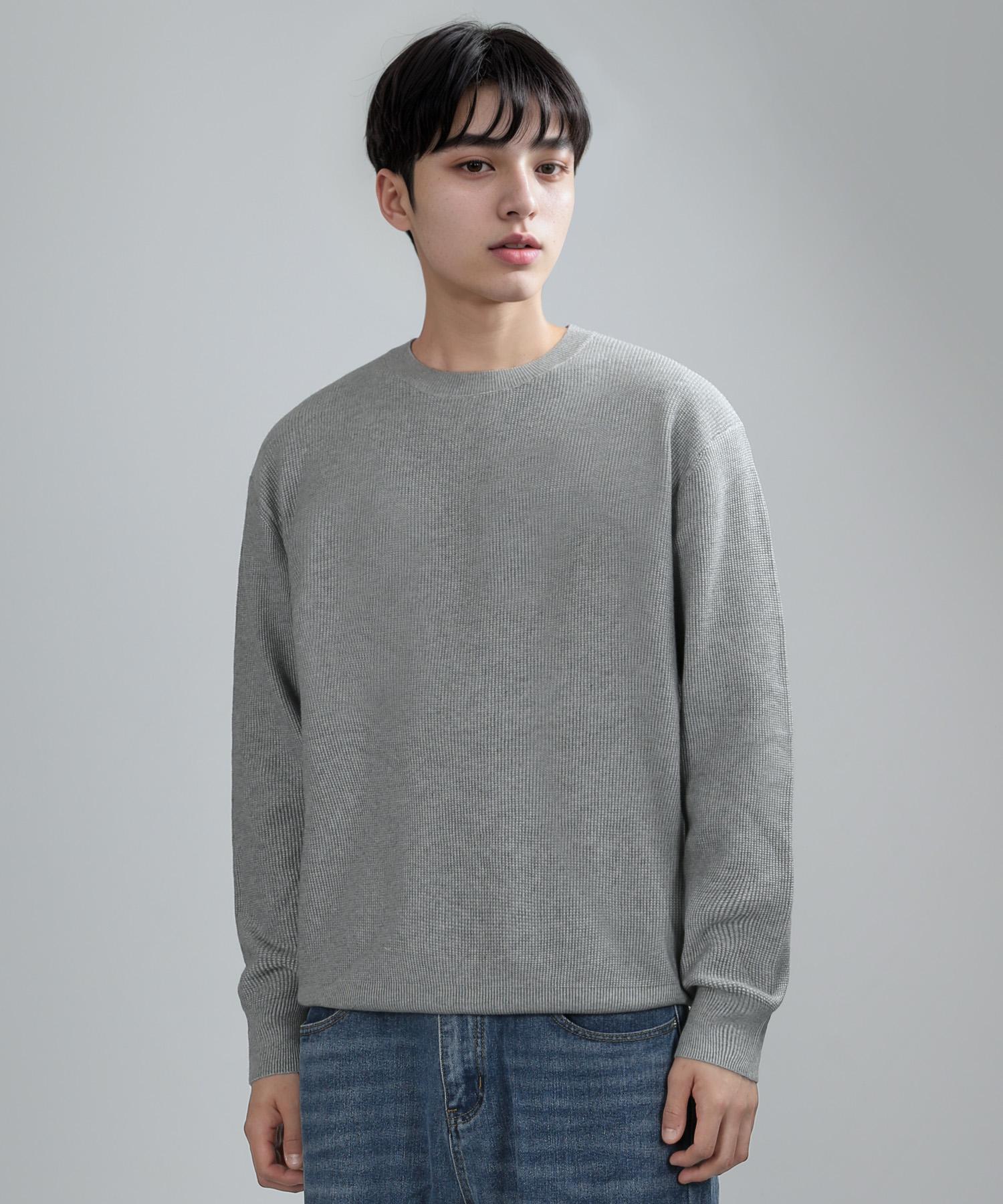 Johnny West Viscose Cashlon Knit (Gray) 48