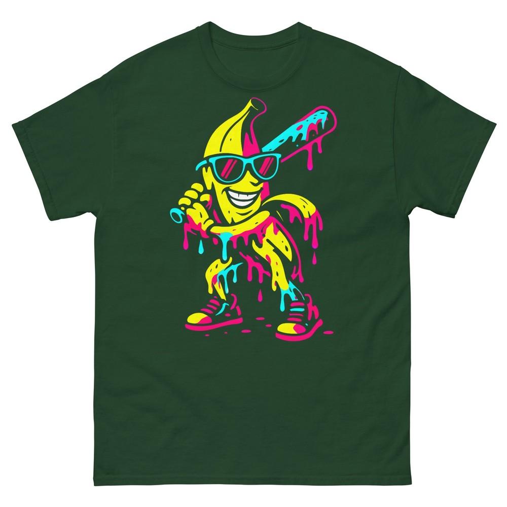 Banana Funny Baseball Drip Kids Youth Boys Girls TShirt