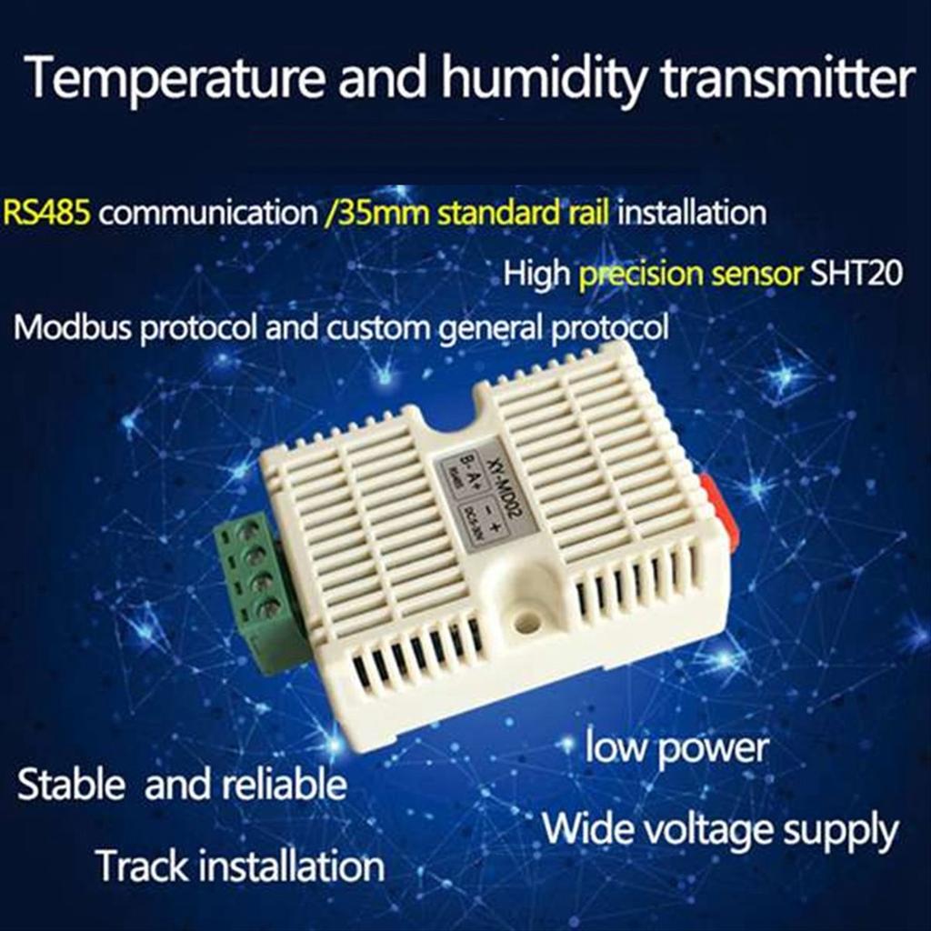 2025 New XY-MD02 Temperature Humidity Transmitter Detection Sensor Module Modbus SHT40 Temperature Sensor RS485 Signal Analog