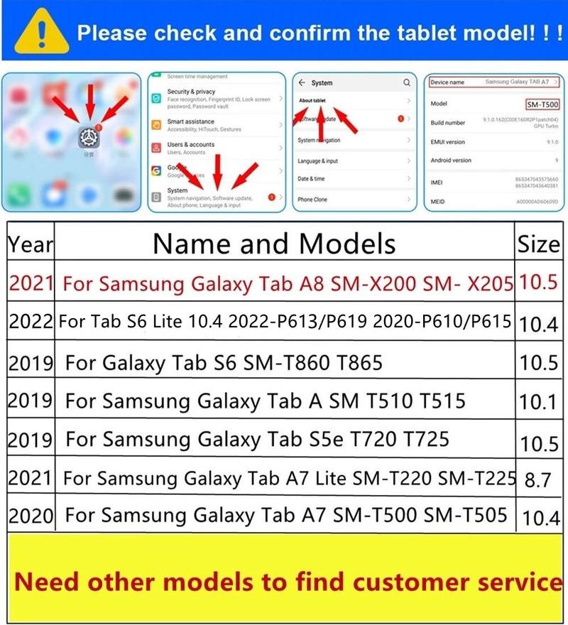 2022 Pro Samsung Galaxy Tab A7 10.4 SM-T500 a7 T220 Kryt na tablet S5E 10.1 T510 Pro Galaxy T720 Pouzdro T725 Pro Galaxy T220 T225 pouzdro