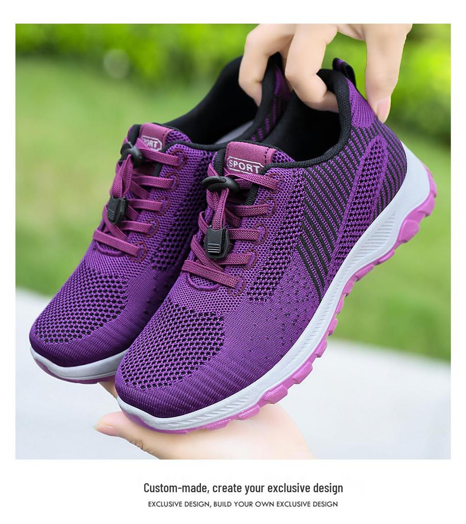 Men's Spring Soft Sole Walking Shoes: Comfortable Travel & Sports Footwear for Middle-aged & Elderly, Perfect Gift for Couples