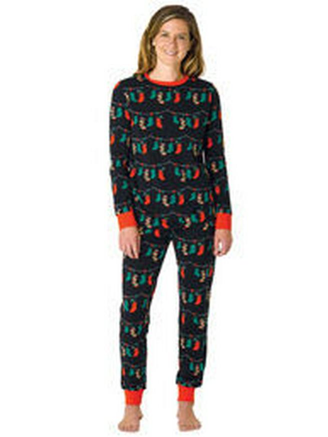 2025 Autumn/Winter Family Matching Outfits: European & American Print Sleepwear for Parents & Kids (Family of 3-4)
