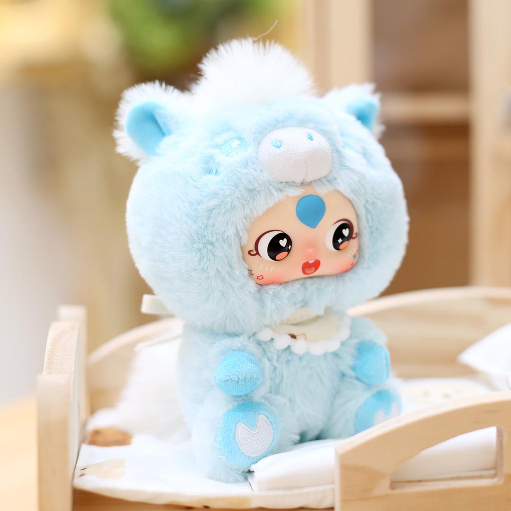Cute Vinyl Face Doll Year of the Horse Mascot Cute BMW Doll Colored Pony Doll Grab Doll New Year's Gift
