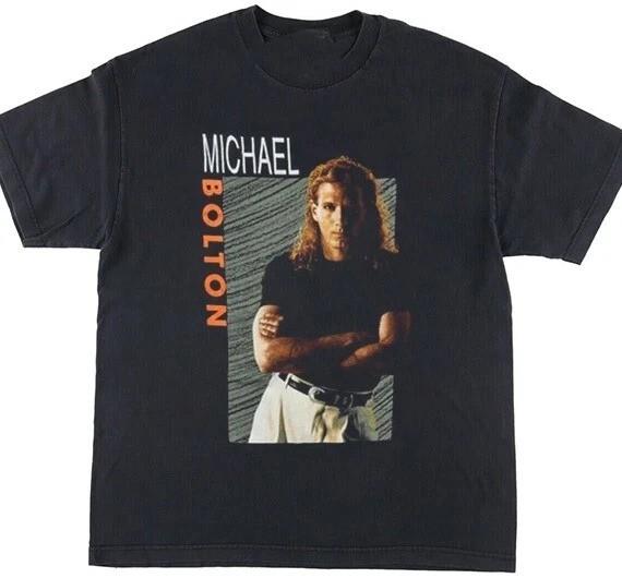90s Michael Bolton Concert T-shirt Cotton Unisex All Size T-Shirt CS360 S