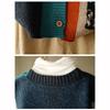 Retro Knitted Vest Cardigan Autumn Winter Loose Small Sweater Tank Women Outwear Sweater