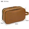 Leather Wash Bag Men'S Women'S Leather Retro Cosmetic Bag Waterproof Lining Storage Bag Toiletry Bag