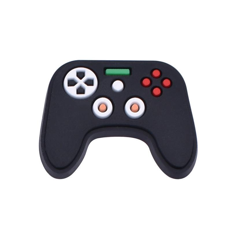 Video Game Cartoon Shoe Charms: Removable Crocs Buckles & Decorative Bracelets
