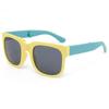 Kids Folding Sunglasses UV Protection Lightweight Durable Frame Summer Outdoor Eyewear for Toddlers and Children