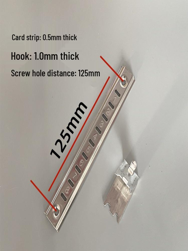 

Stainless Steel Refrigerator Shelf Support Bracket Hole Distance: 125mm (Includes 1.0mm Buckle)