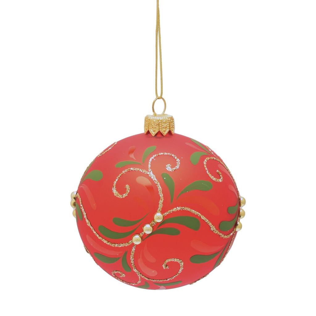 The Seasonal Gift Co. Glass Mistletoe Bauble
