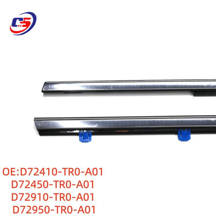 Civic 12-15 Electroplated Door Window Trim Seal Strip D72450-TR0-A01