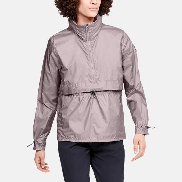 Under Armour Training Sports Jacket Women Tops Pink 1350963-667