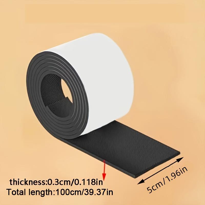 

1 рулон бесшумных протекторов для пола под мебель - Нескользящие накладки на ножки стульев и столов, 5 см/10 см x 100 см, Текстурированный шумопоглощающий дизайн