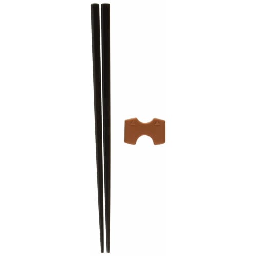 Skater Joint Chopsticks Wooden Chopsticks 21cm with Silicone Joint Support Chopsticks for Nursing Care AWSP45