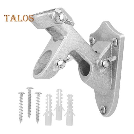 

Держатель для флагштока, настенное крепление, кронштейн для флагштока, 2 позиции, алюминиевый сплав, крепление для флагштока диаметром 1 дюйм, декор для крыльца серебряный